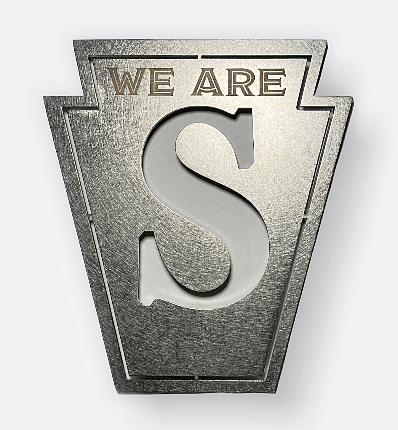 WE ARE State College 16 Gauge Stainless Steel Magnet