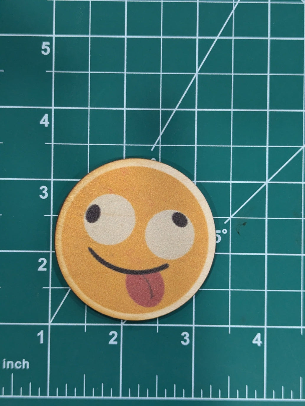 Crazy Eyes Smiley Face Emoji