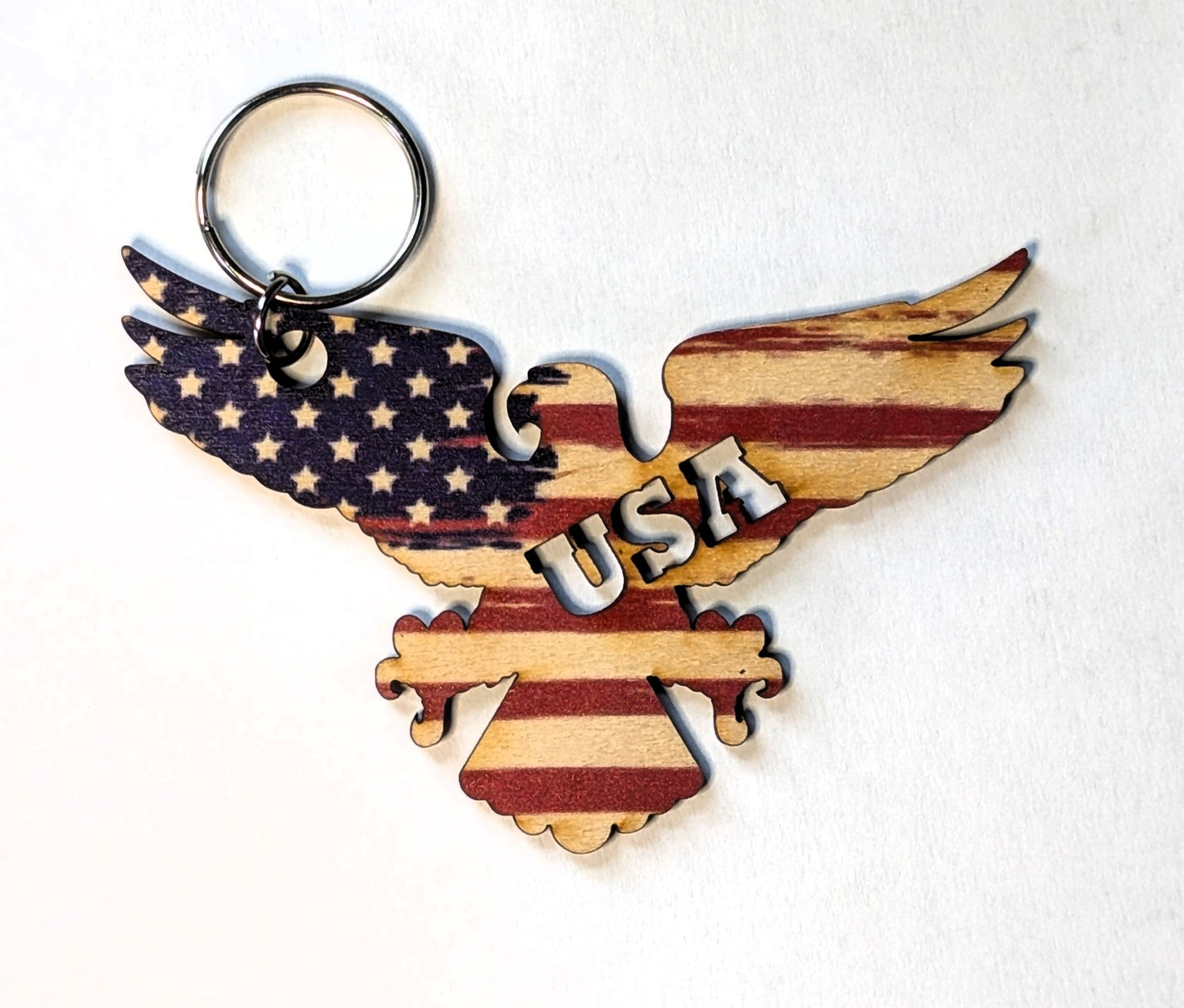 American Flag USA Eagle Shape