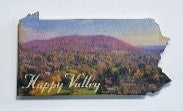 Happy Valley Mt Nittany Magnet PA Shape