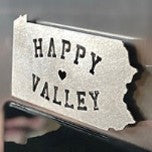 Happy Valley PA Shape Stainless Steel Magnet