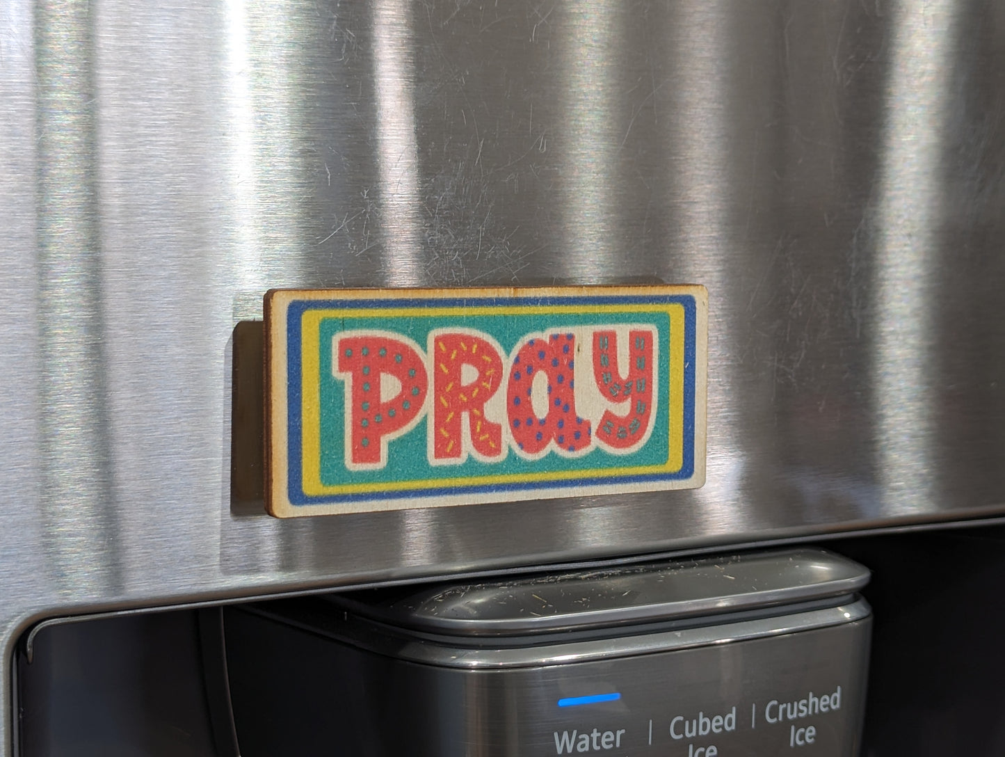 Pray Colorful Rectangle
