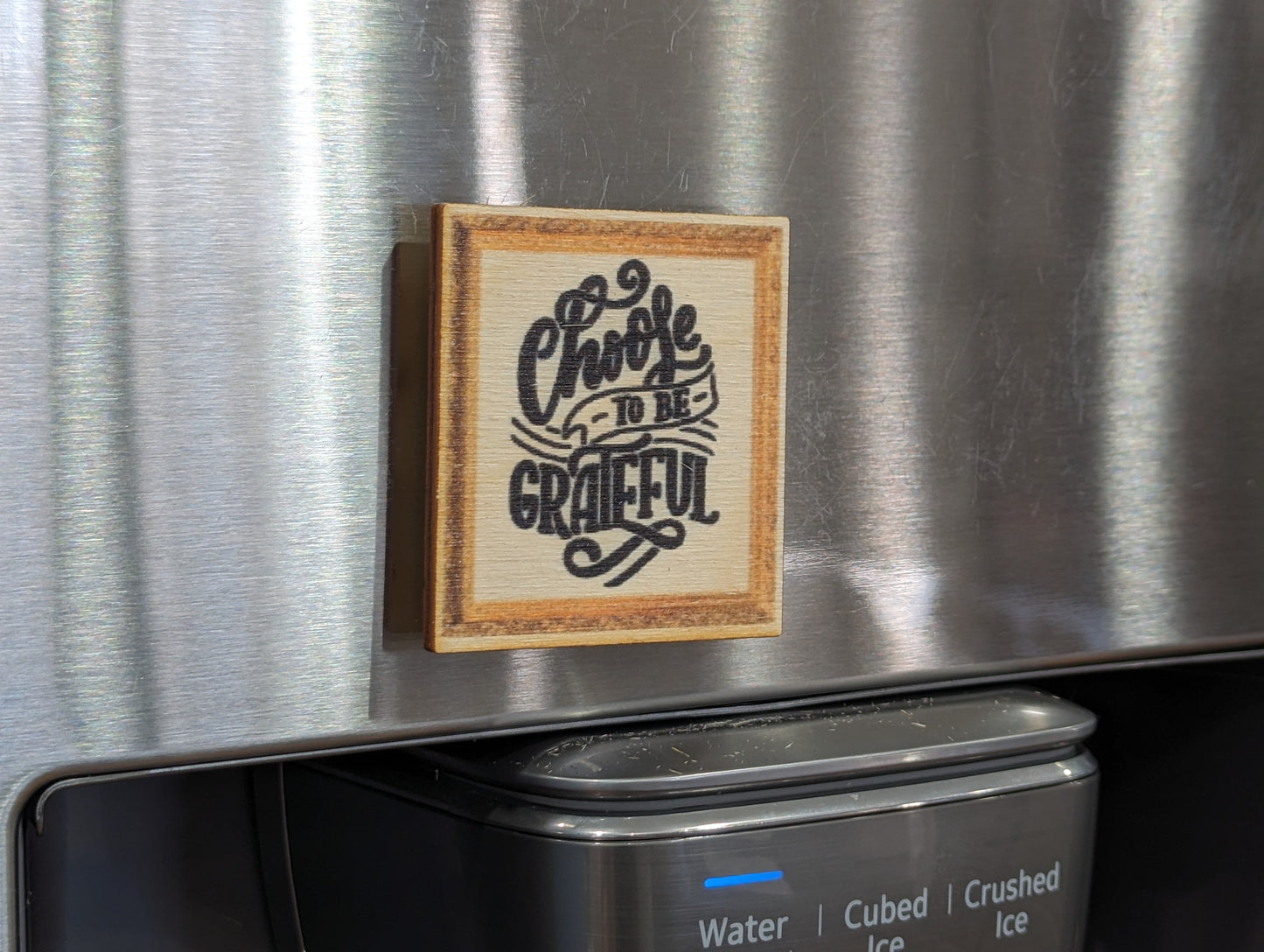 Choose To Be Grateful Gold Frame