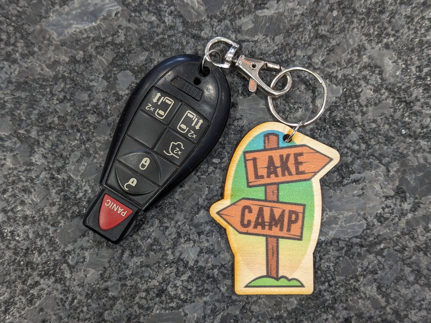 Lake Camp Sign