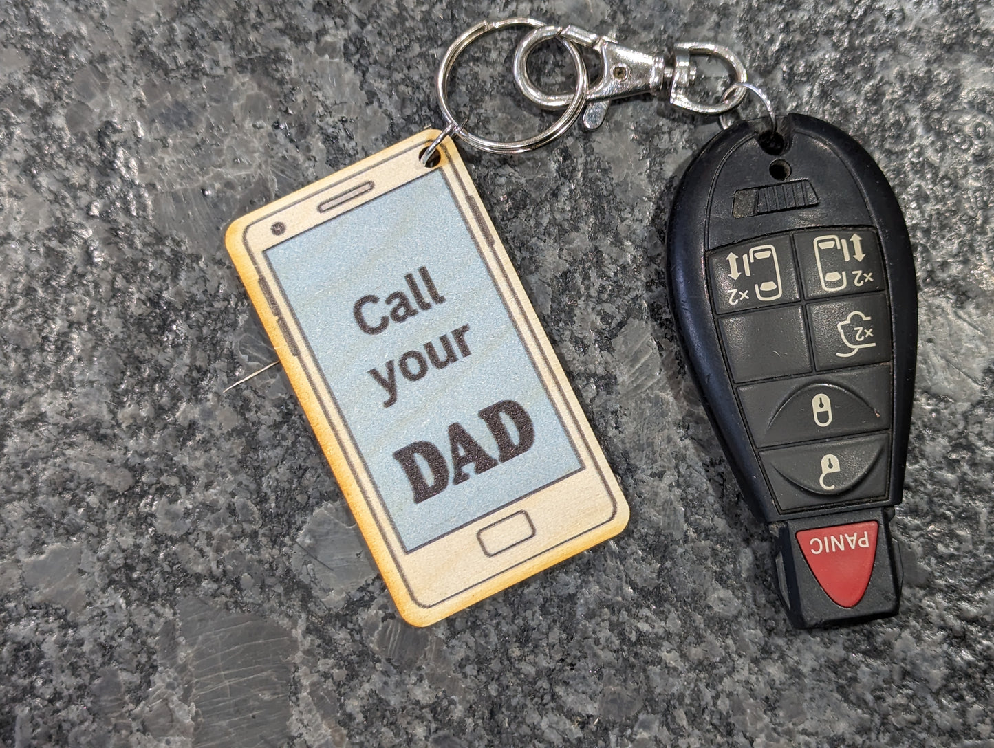 Call Your Dad Cell Phone Shape
