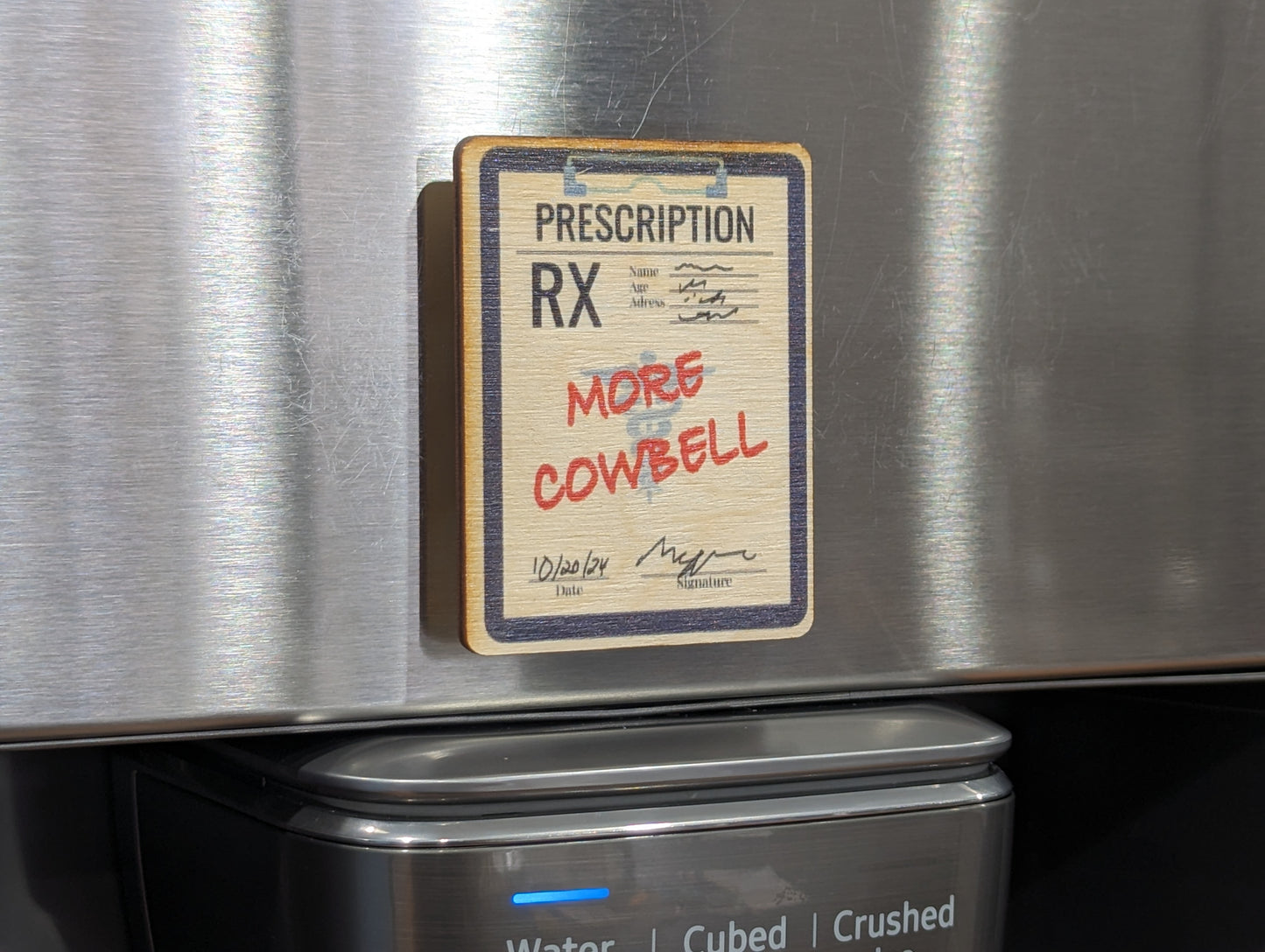 More Cowbell Prescription Pad