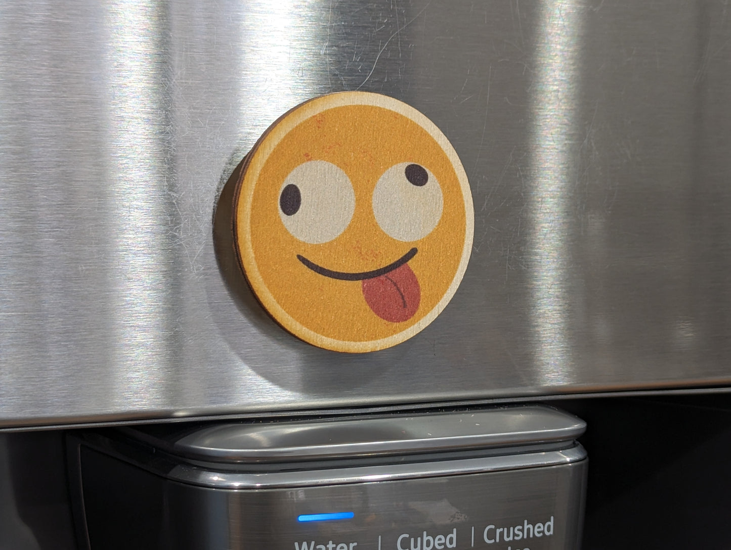 Crazy Eyes Smiley Face Emoji
