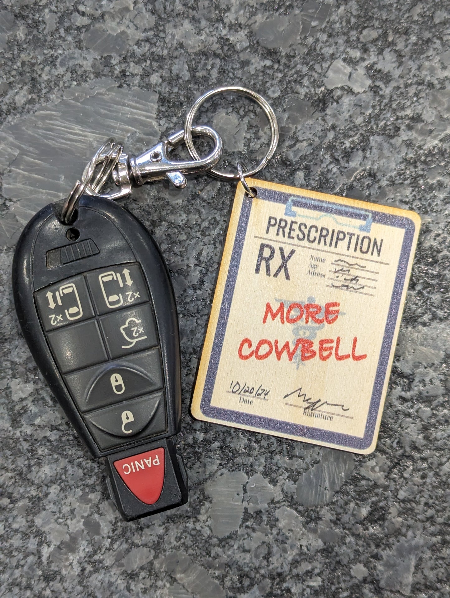 More Cowbell Prescription Pad