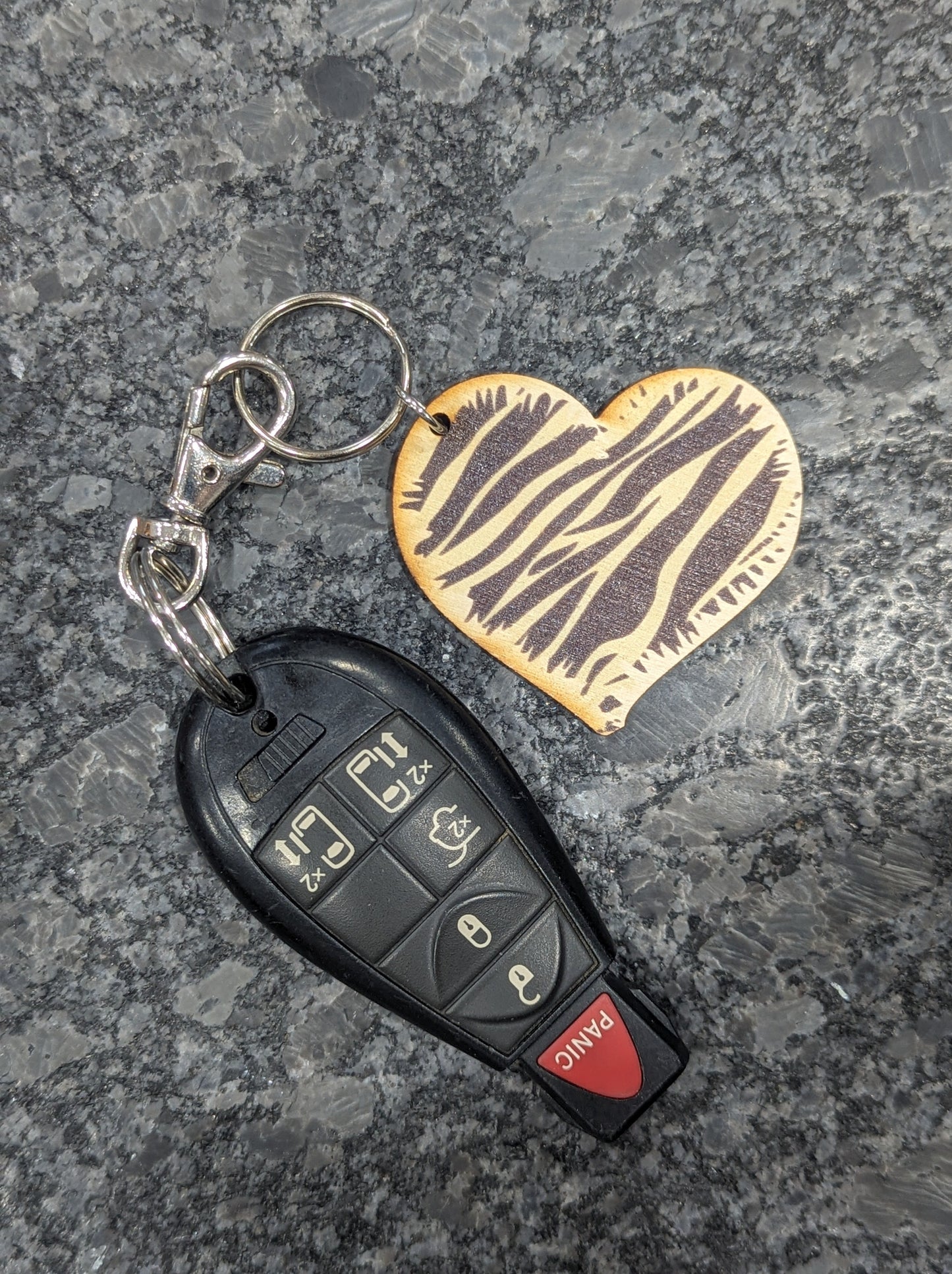 Zebra Heart Shape