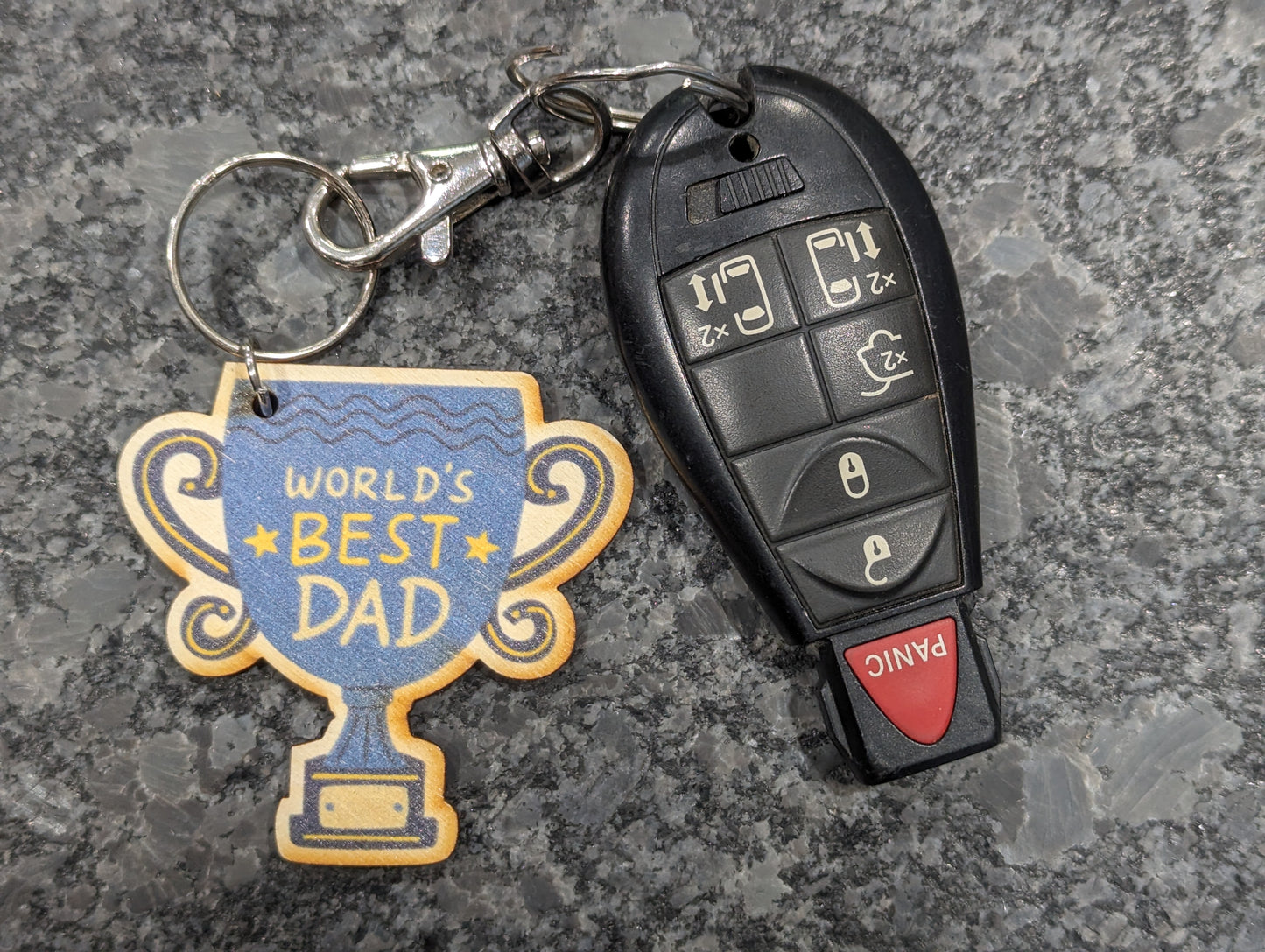 World's Best Dad Trophy Shape