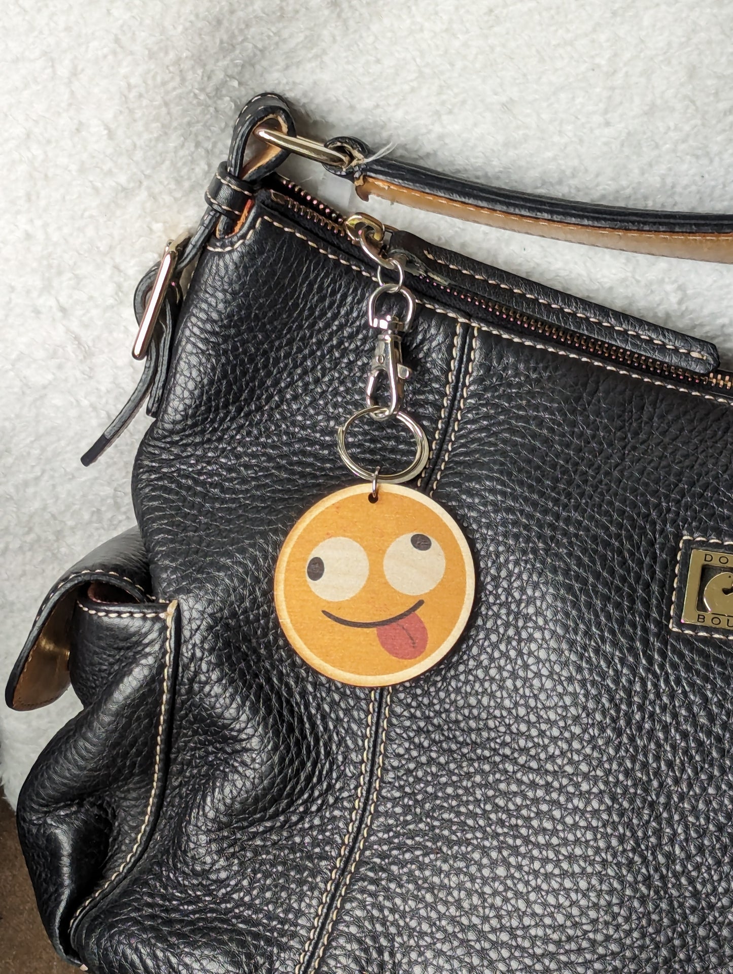 Crazy Eyes Smiley Face Emoji