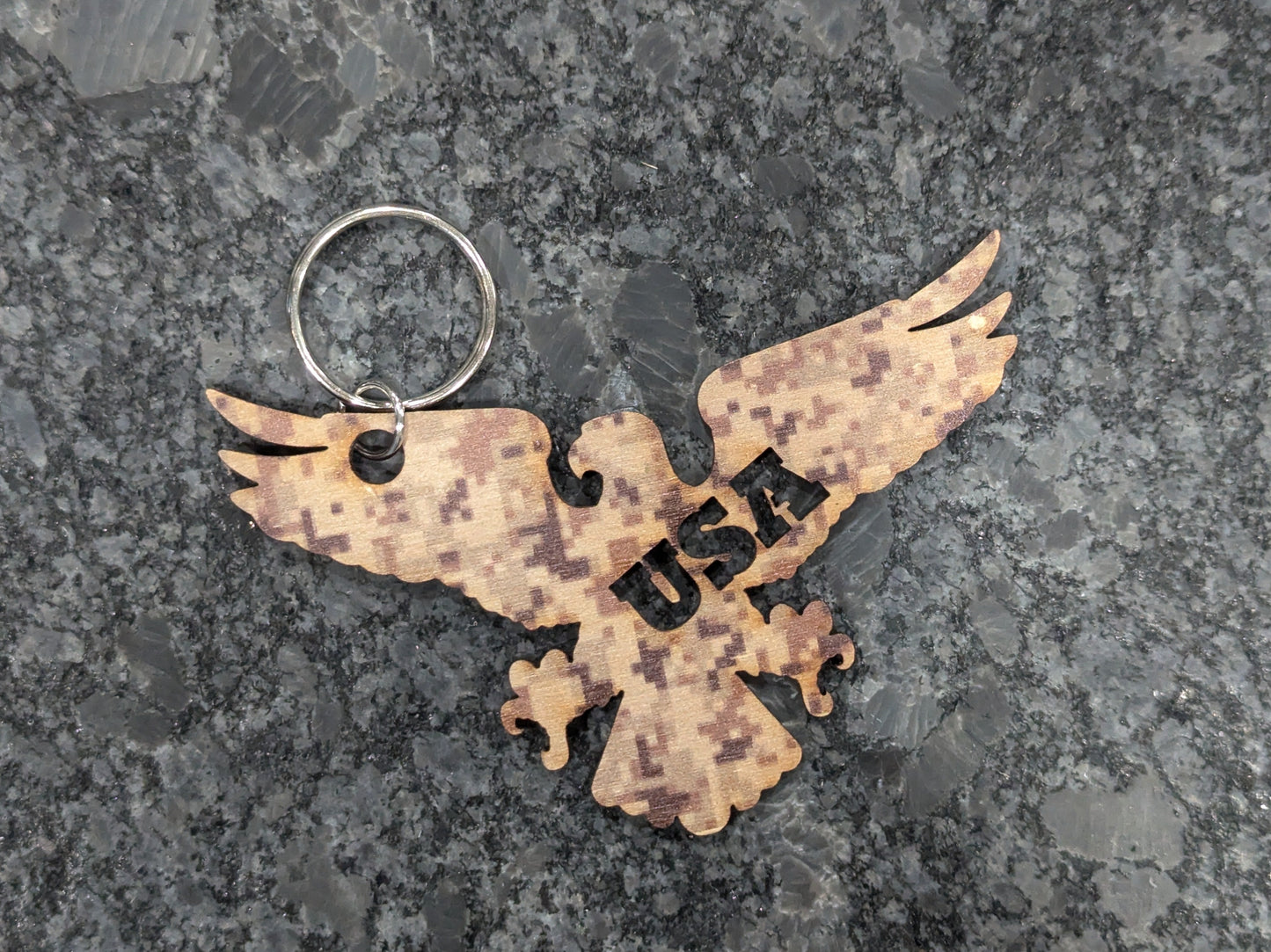 Desert Camo USA Eagle Shape