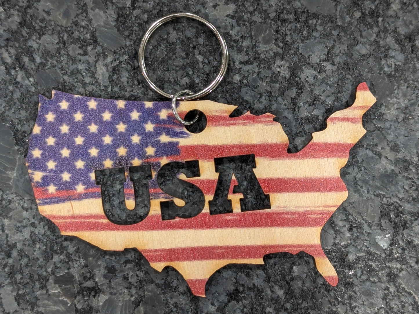 American Flag USA Shape