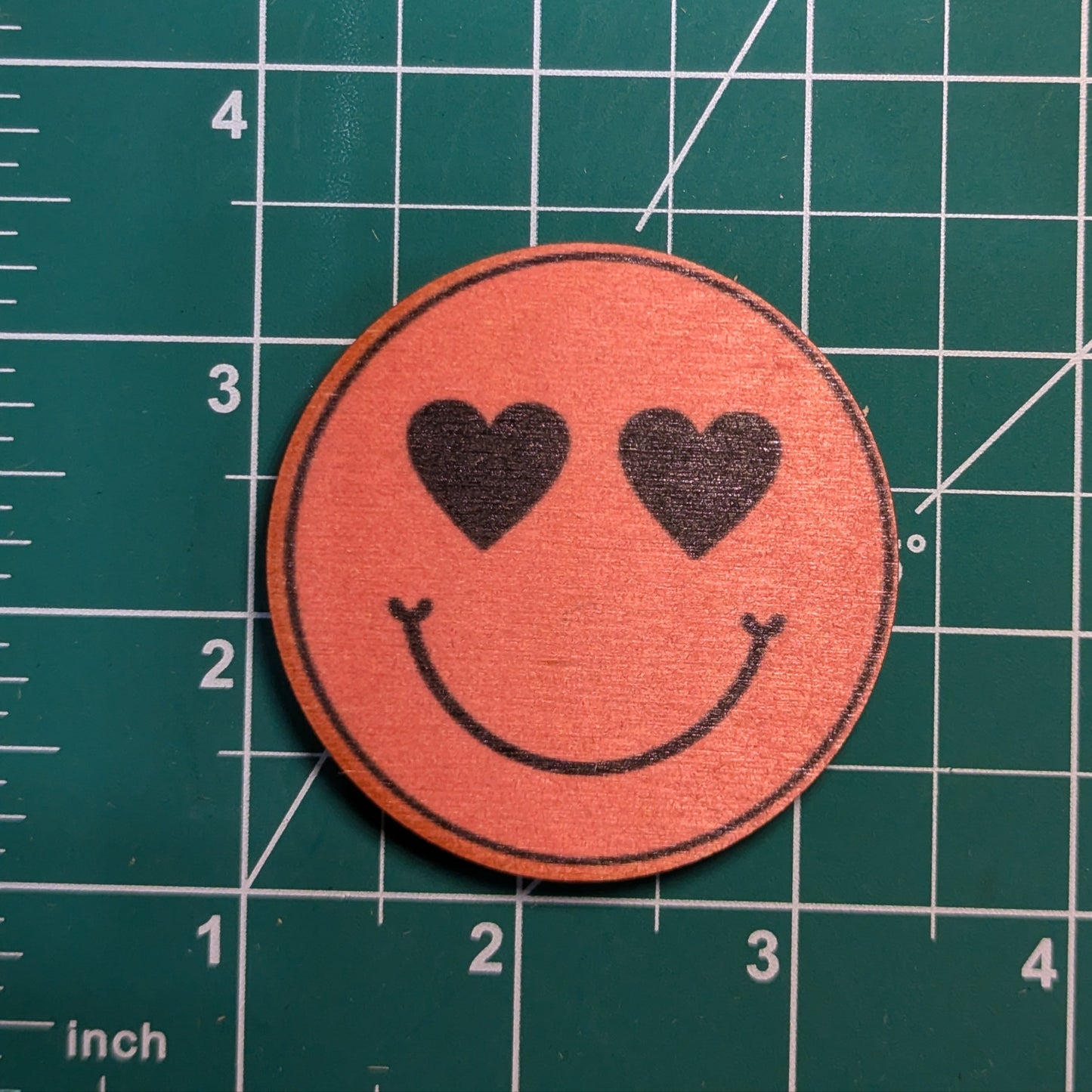 Heart Eyes Emoji Pink