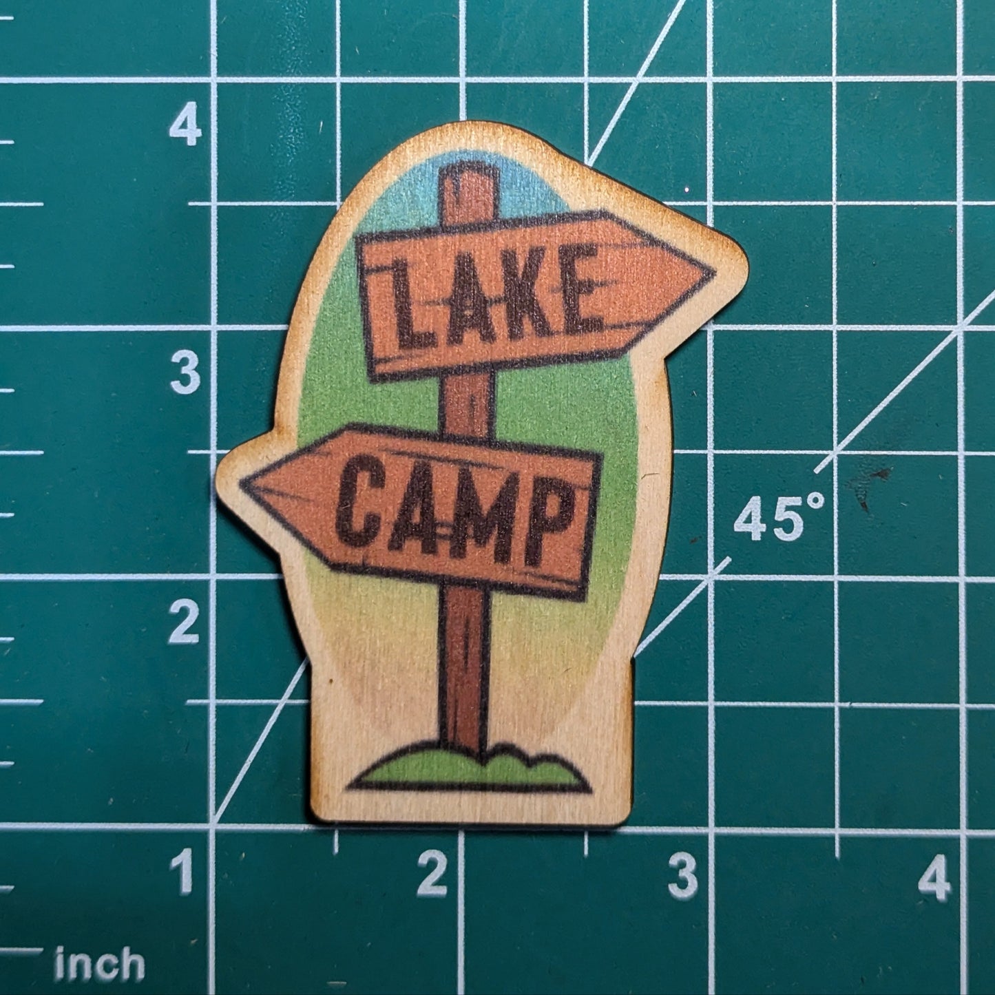 Lake Camp Sign