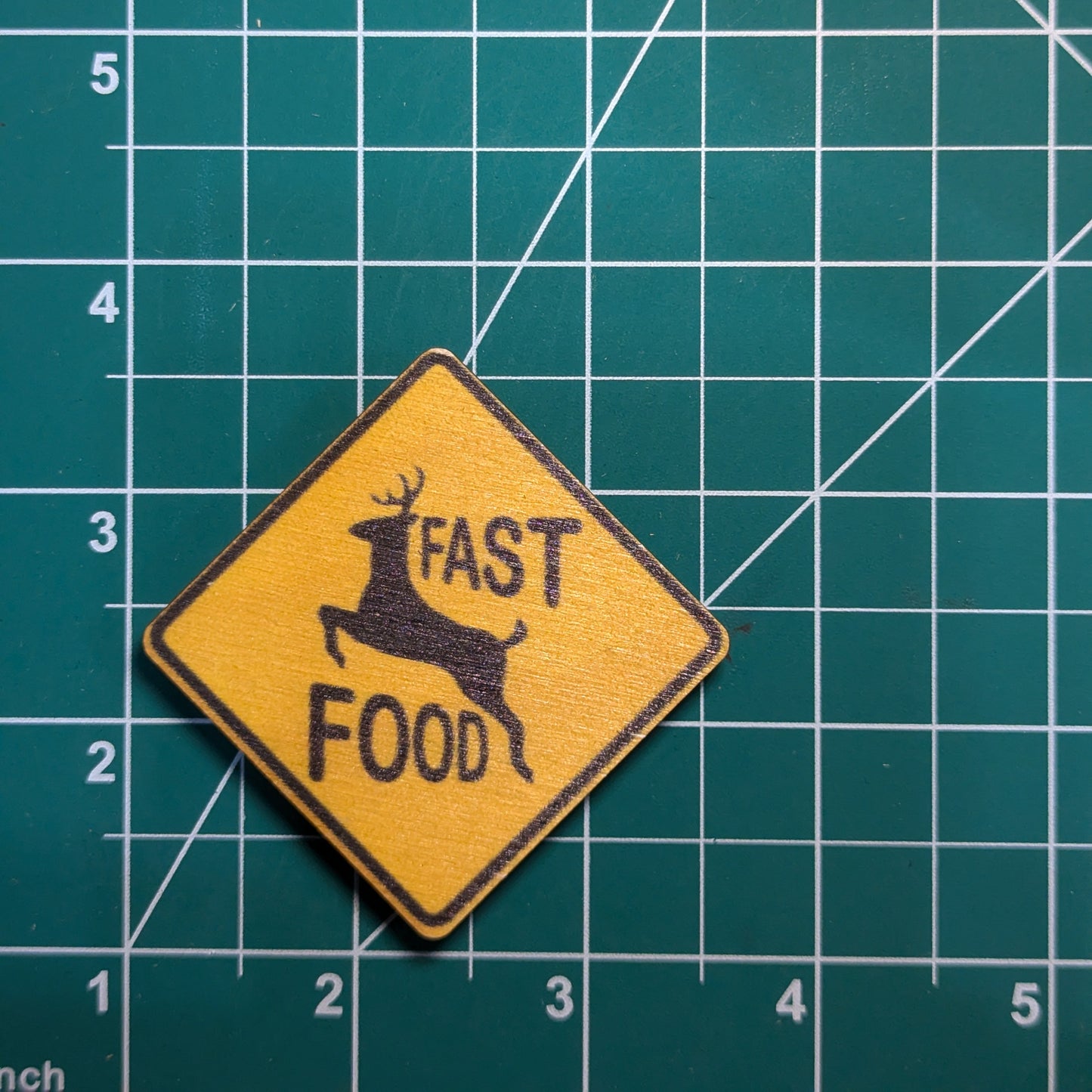 Fast Food Yield Sign