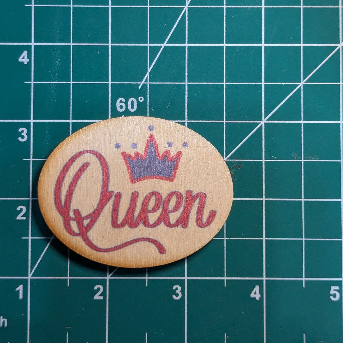 Queen Blue Pink Crown