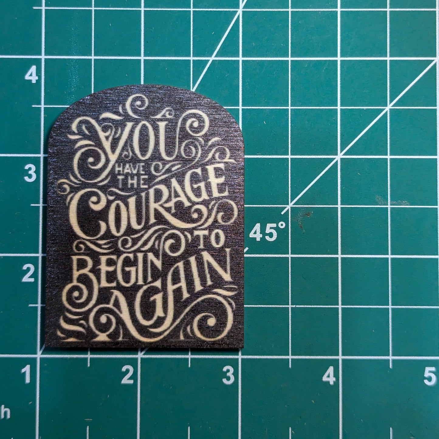 You Have The Courage To Begin Again