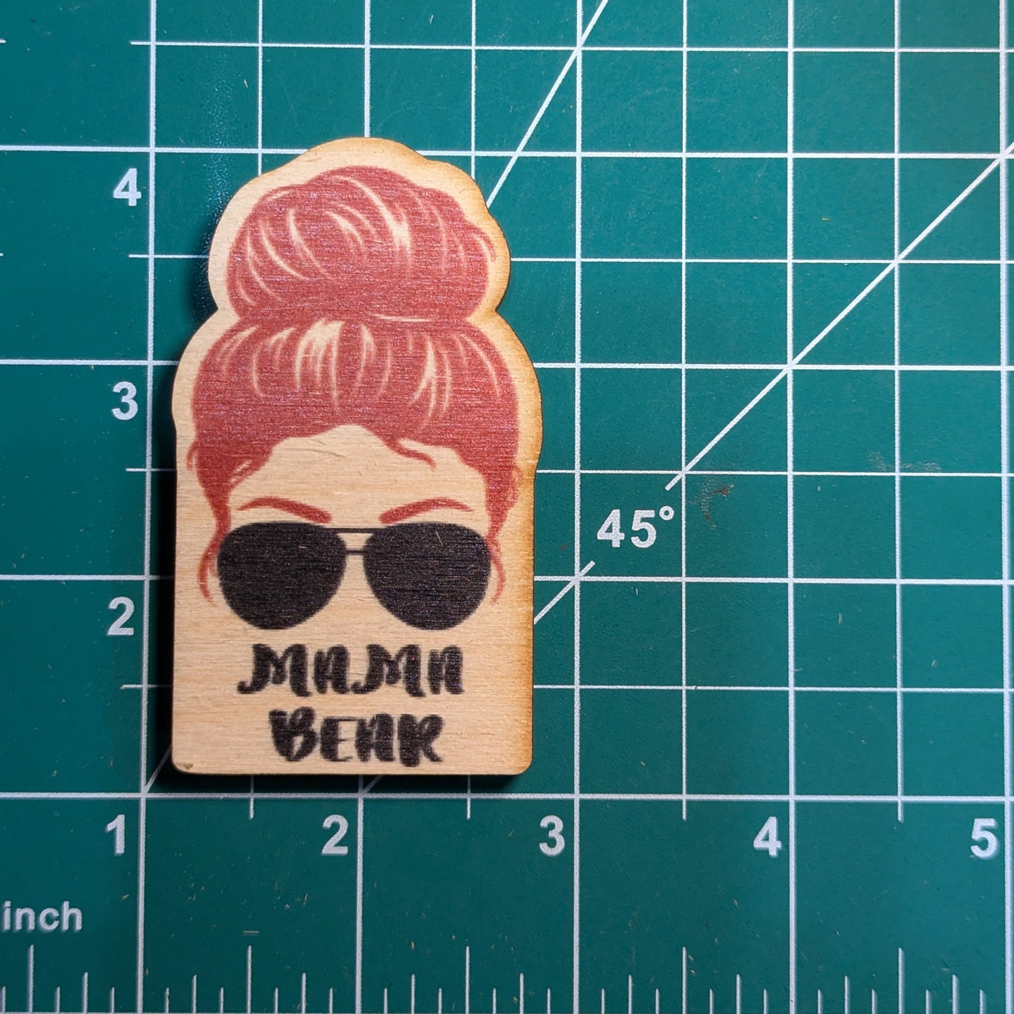 Mama Bear Red Hair Black Sunglasses