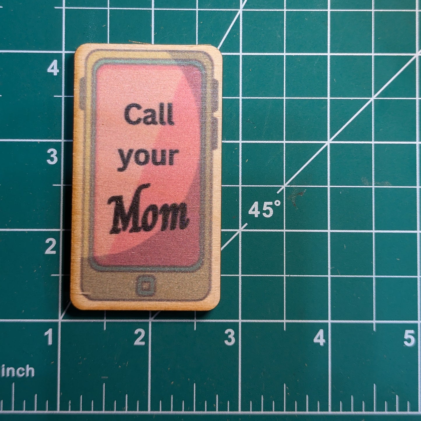 Call Your Mom Cell Phone Shape