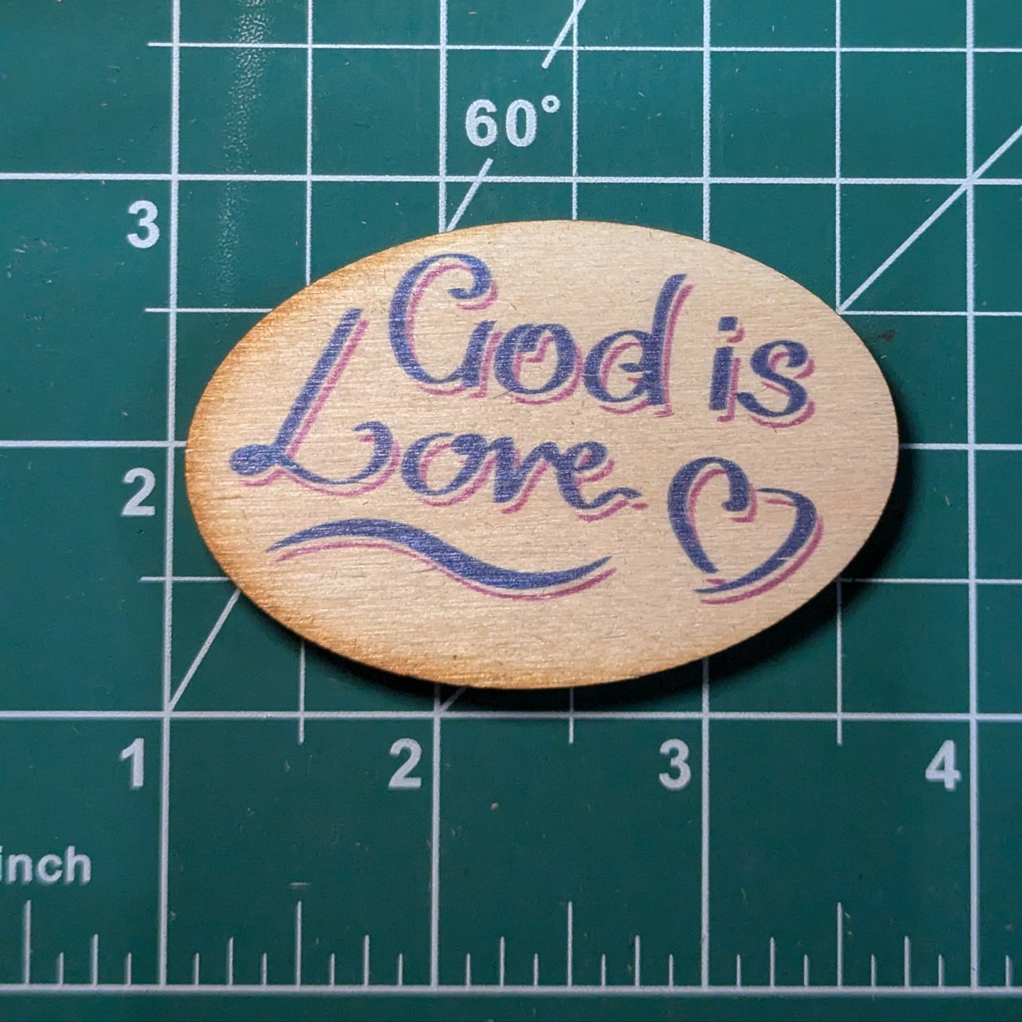 God Is Love Oval
