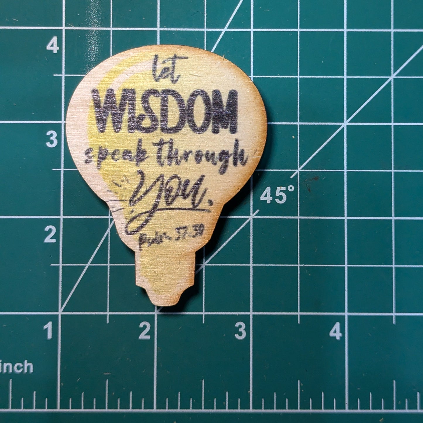 Psalms 37:30 Let Wisdom Speak Thru You