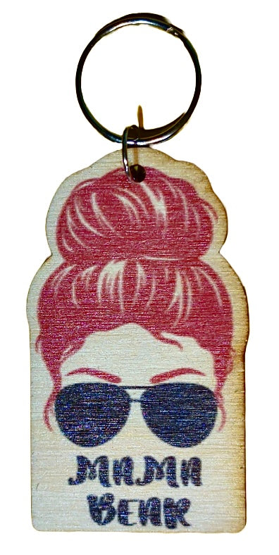 Mama Bear Red Hair Black Sunglasses