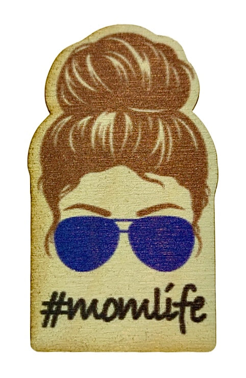 #momlife Light Brown Hair Blue Sunglasses