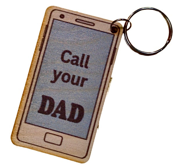 Call Your Dad Cell Phone Shape