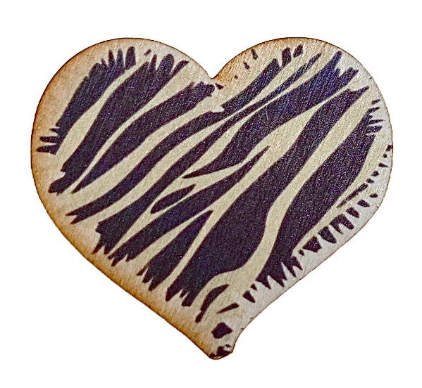 Zebra Heart Shape