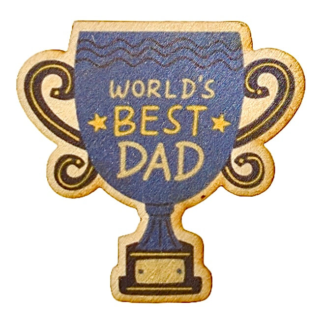 World's Best Dad Trophy Shape