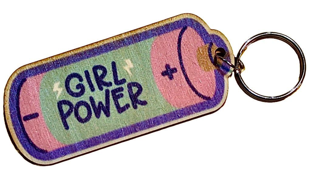 Girl Power Battery Shape