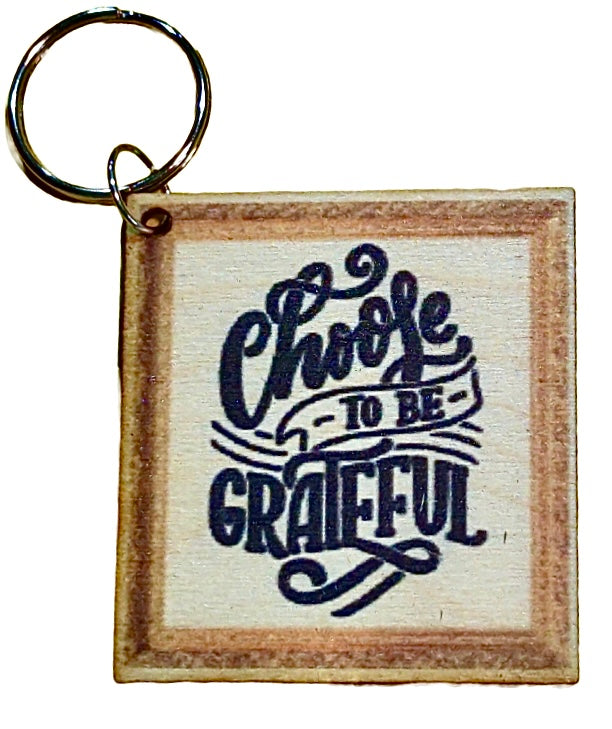 Choose To Be Grateful Gold Frame