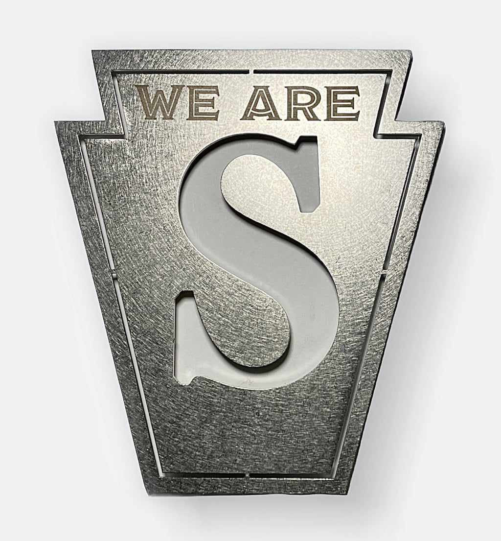 WE ARE State College 16 Gauge Stainless Steel Magnet
