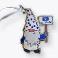 Go State Sign Gnome Ornament