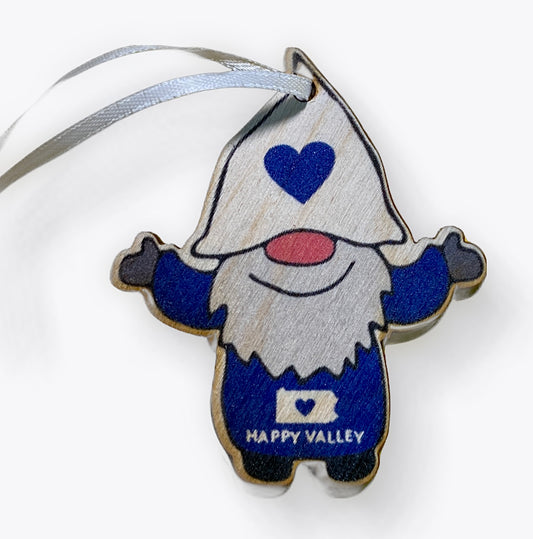 Happy Valley Love PA Gnome Ornament