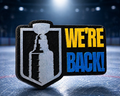 Stanley cup We're Back magnet