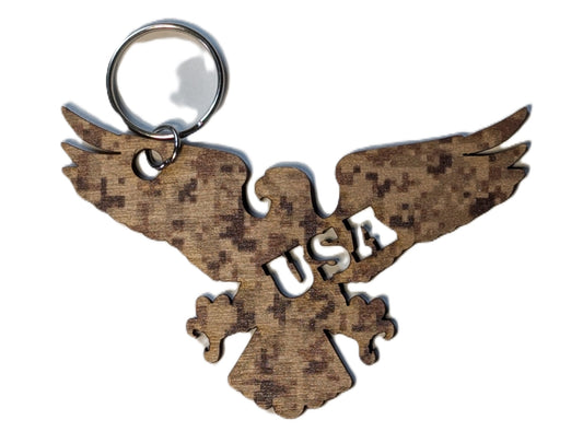 Desert Camo USA Eagle Shape