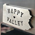 Happy Valley PA Shape Stainless Steel Magnet