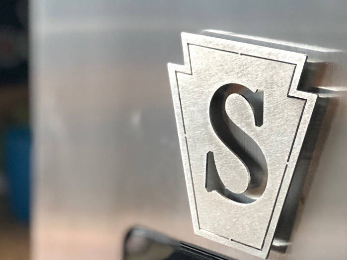 WE ARE State College 16 Gauge Stainless Steel Magnet