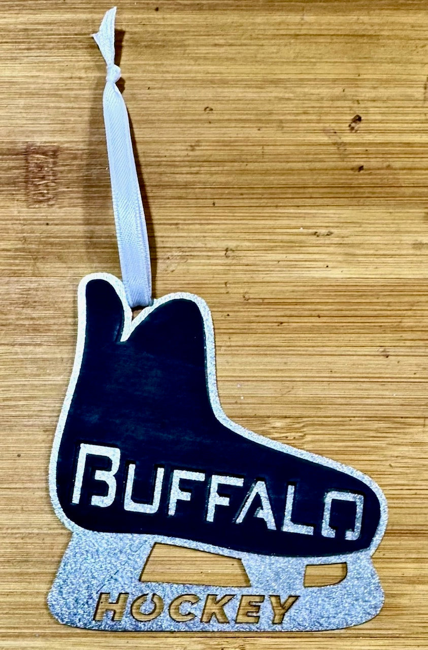 Hockey skate ornament