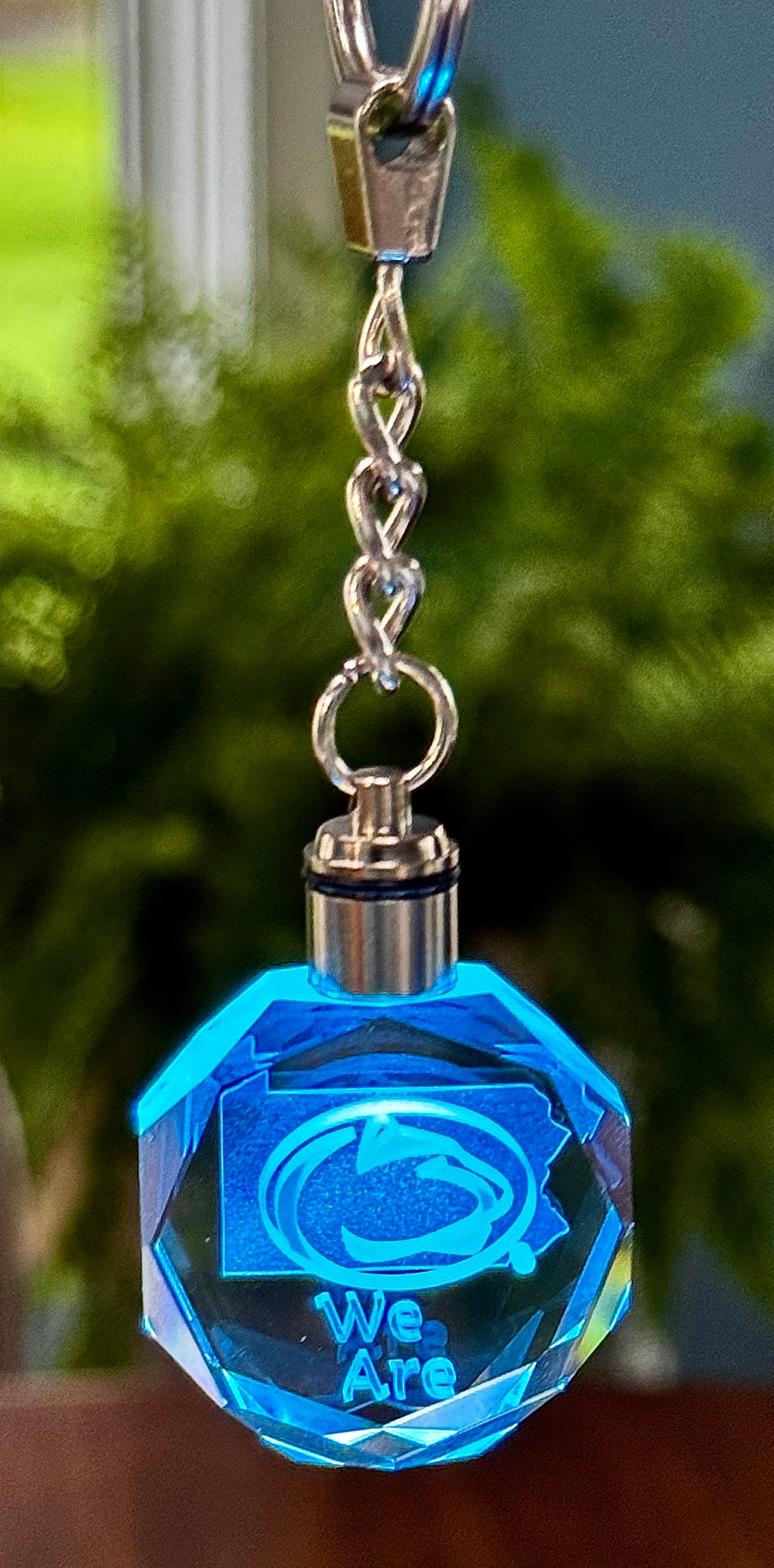 Penn State “We Are” Crystal Keychain