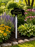 Let's Go Buffalo" Garden Sign Stake