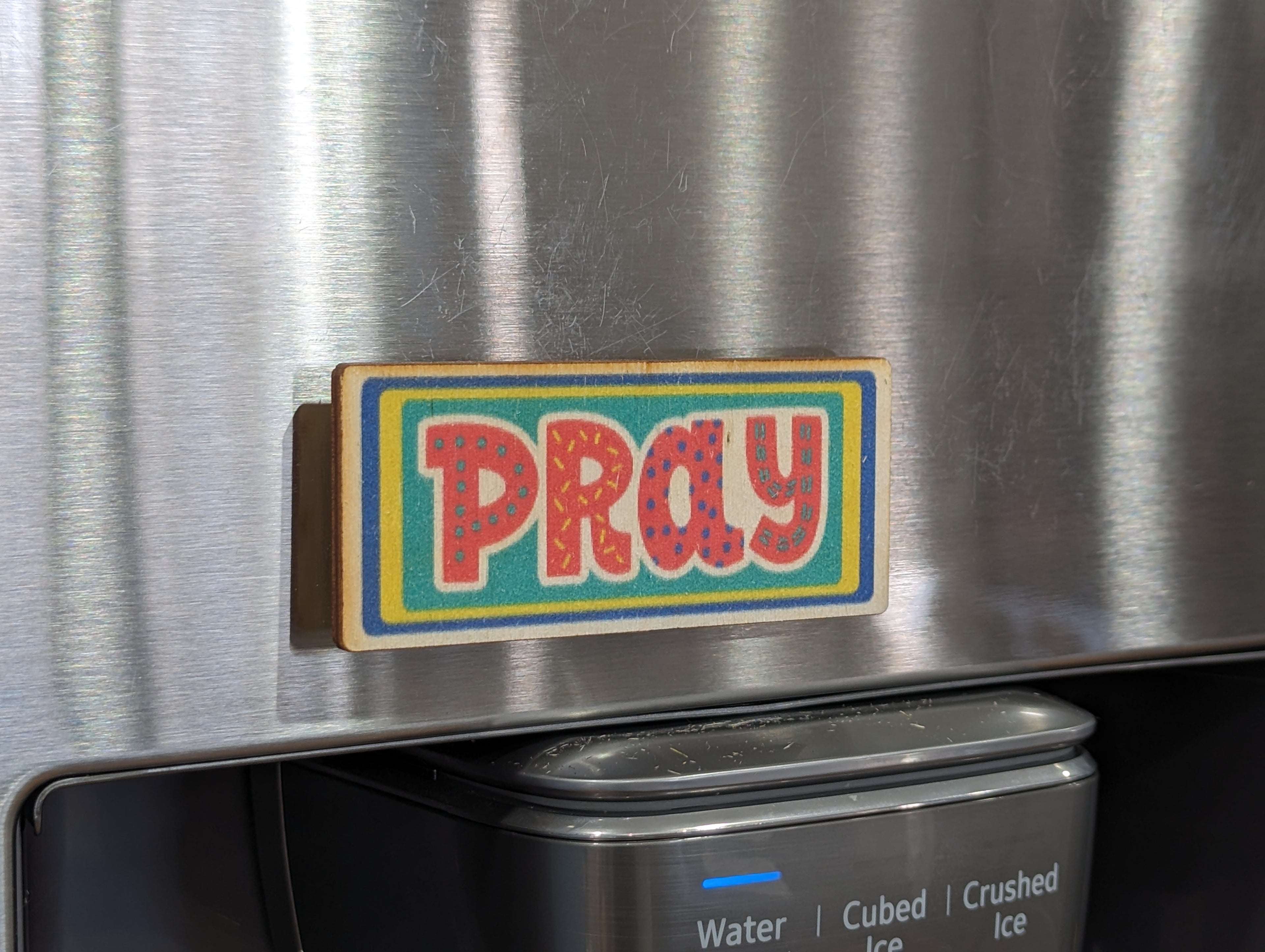 Pray Colorful Rectangle