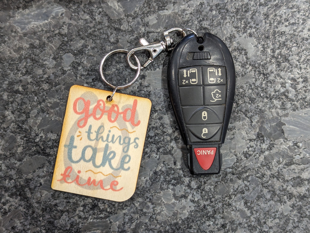 Good Things Take Time Clock