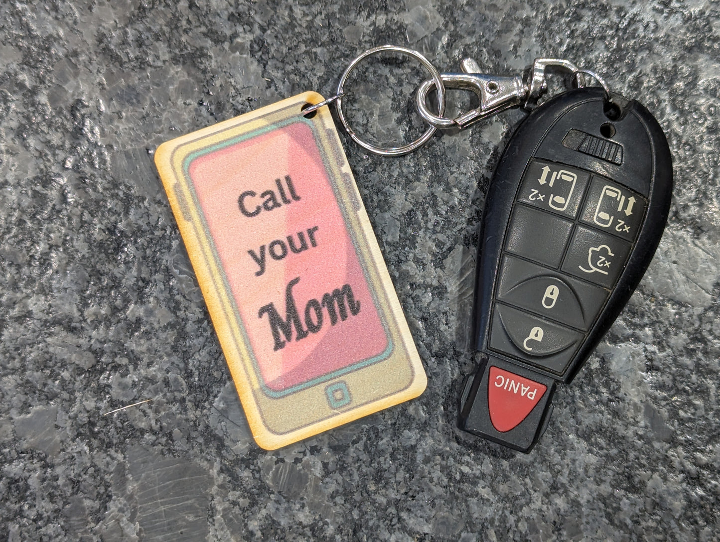 Call Your Mom Cell Phone Shape