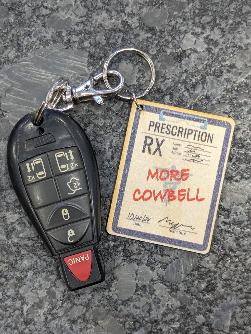 More Cowbell Prescription Pad
