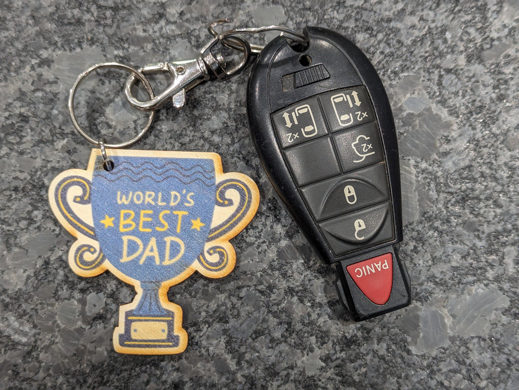 World's Best Dad Trophy Shape