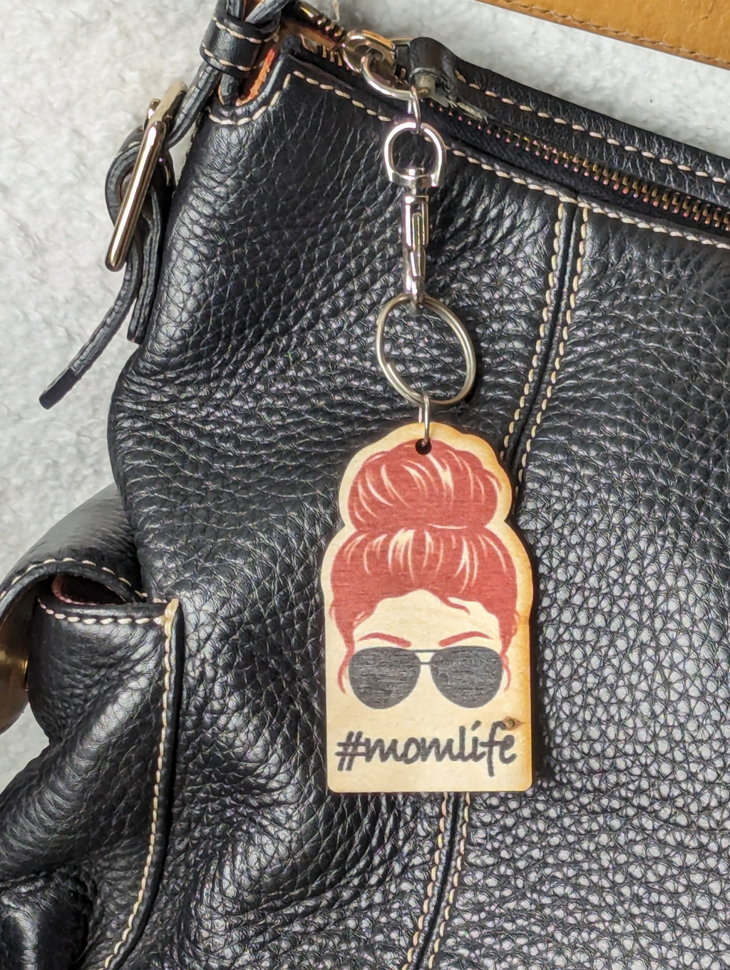 #momlife Red Hair Black Sunglassses