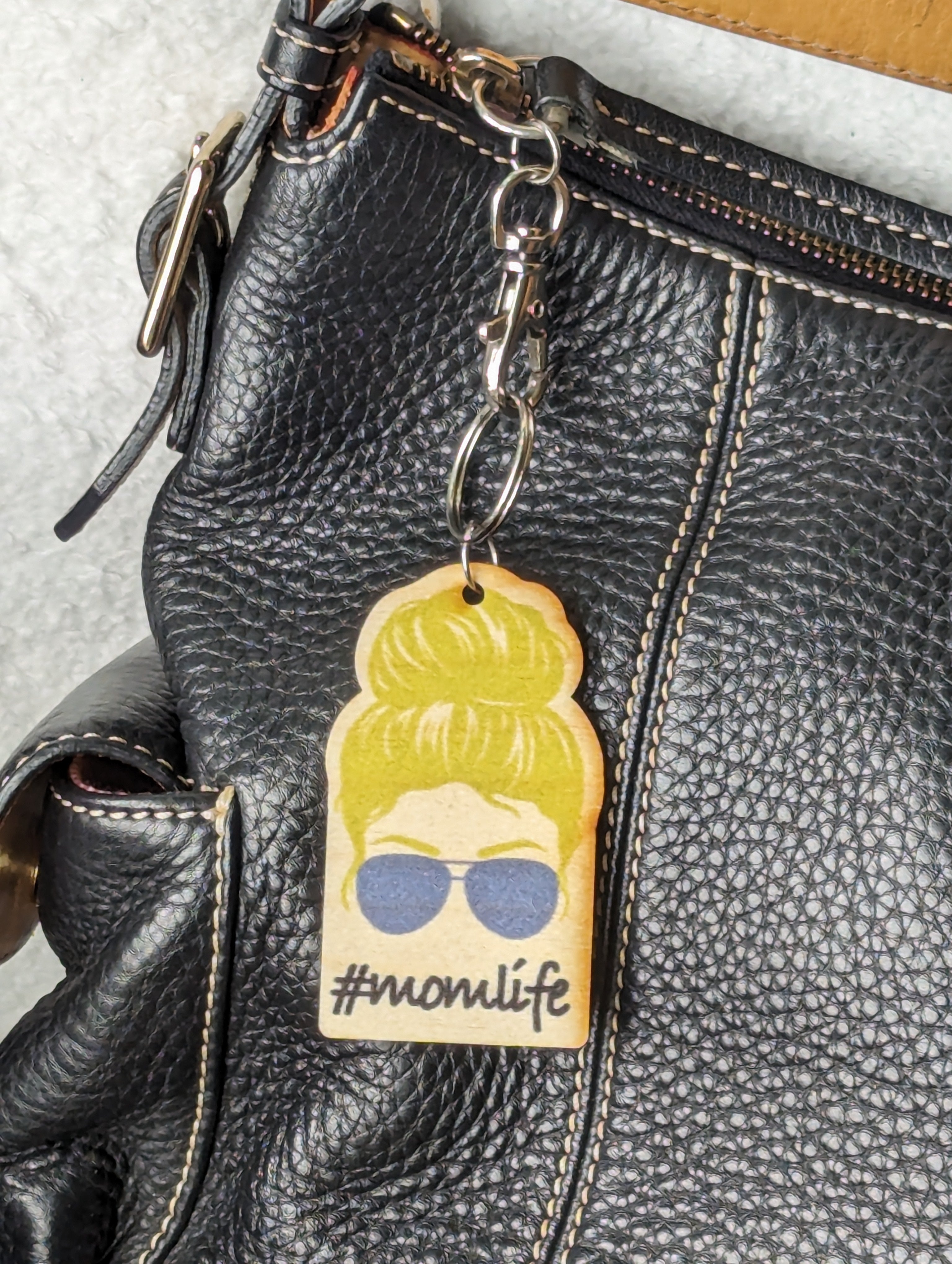 #momlife Blonde Hair Blue Sunglasses